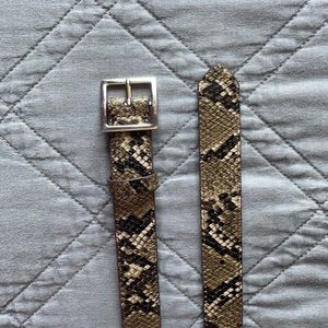 Snakeskin Belt